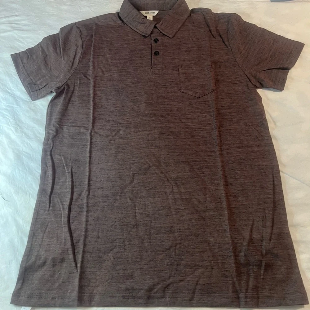 Classic Brown Polo Shirt for Men - Picture 2 of 3